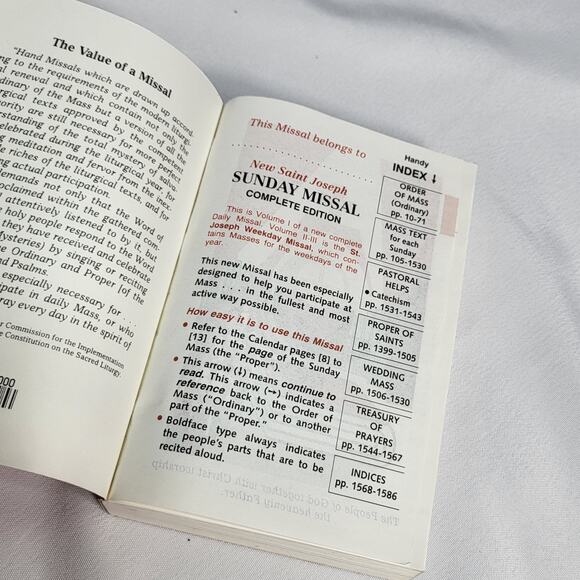 Set of 3 St Joseph Sunday Missal & Prayerbook 2000-04 Paperbacks Catholic Church - Picture 9 of 16